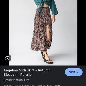 Angelina midi skirt